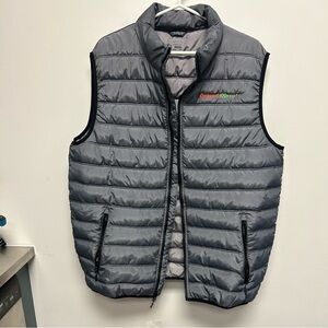 Trimark Men dark grey insulated puffer vest ,size L